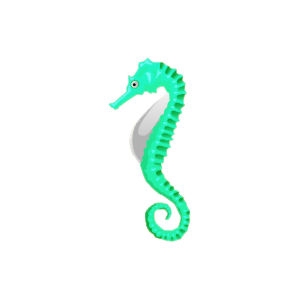 Neon Seahorse